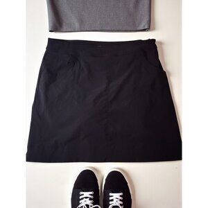 Lucy Walkabout Black Skort Women’s Large Active Outdoor Pockets